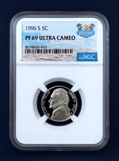 1996-S Jefferson Nickel PF69 Ultra Cameo NGC Proof 5C Certified