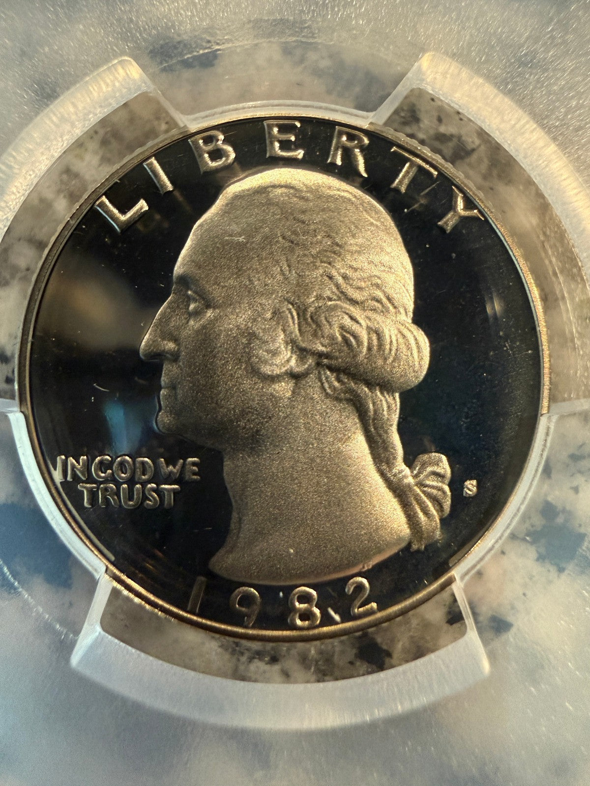 1982 S Washington Quarter PCGS PR69 DCAM Proof Deep Cameo US Coin