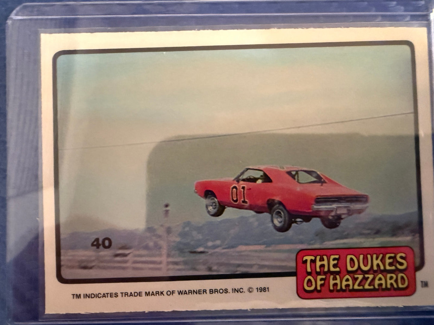 1981 Dukes of Hazzard Trading Cards Lot 7 Card Set w Sheriff Sticker