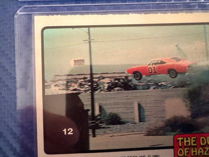 1981 Dukes of Hazzard Trading Cards Lot 7 Card Set w Sheriff Sticker