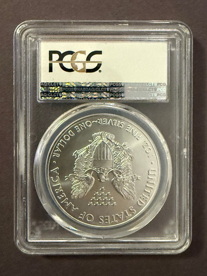 2016 Silver Eagle PCGS MS70 30th Anniversary Perfect Grade Coin