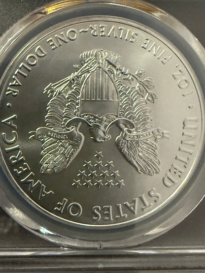 2016 Silver Eagle PCGS MS70 30th Anniversary Perfect Grade Coin