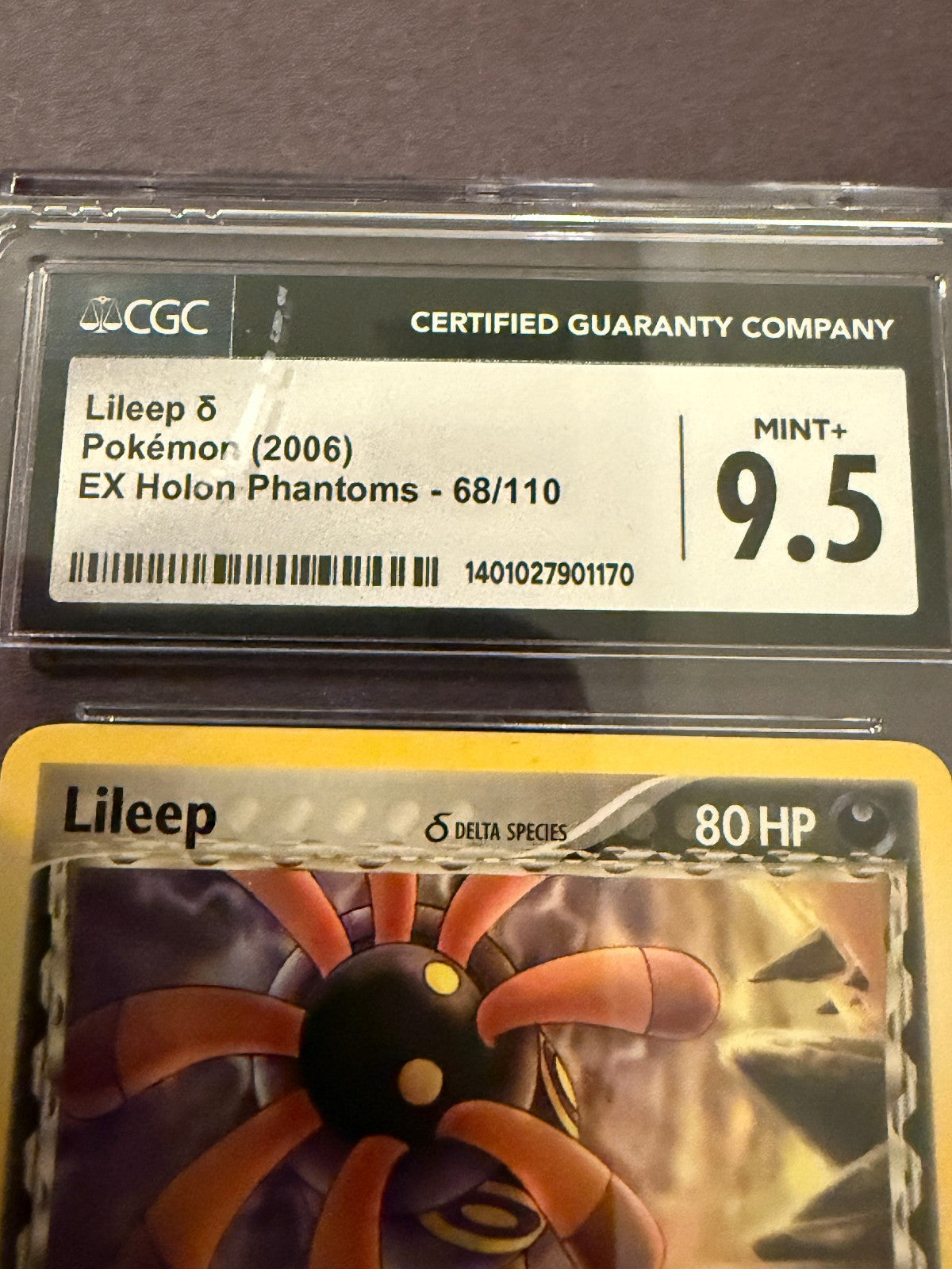 CGC 9.5 Pokemon Card Lot Shiftry 2024 Japanese Art Rare Lileep 2006