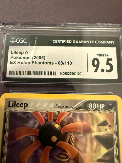 CGC 9.5 Pokemon Card Lot Shiftry 2024 Japanese Art Rare Lileep 2006