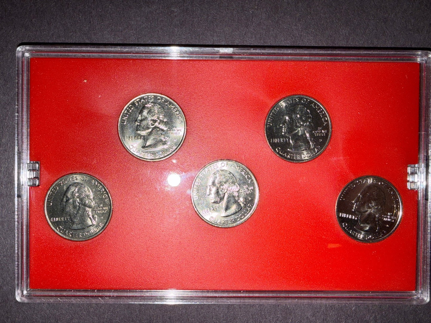 3 Pack US State Quarters Set 1999 D 2002 2004 Proof Coins Collection