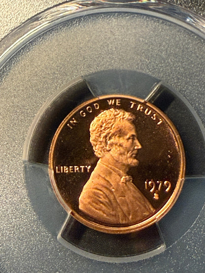 1979-S Lincoln Cent PCGS PR69RD DCAM Type 2 Proof Penny Certified