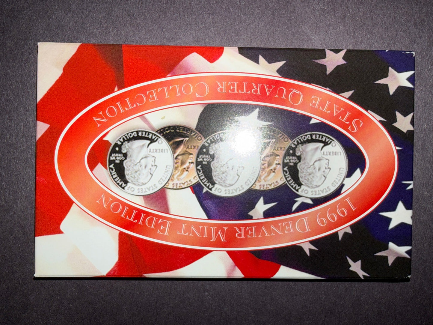 3 Pack US State Quarters Set 1999 D 2002 2004 Proof Coins Collection