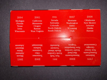3 Pack US State Quarters Set 1999 D 2002 2004 Proof Coins Collection