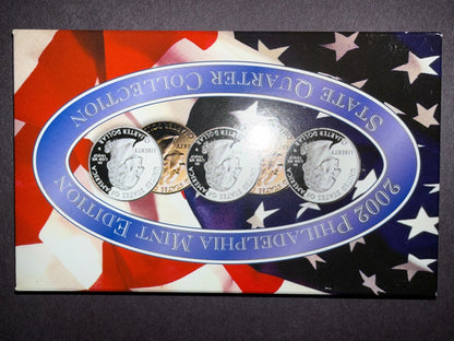 3 Pack US State Quarters Set 1999 D 2002 2004 Proof Coins Collection