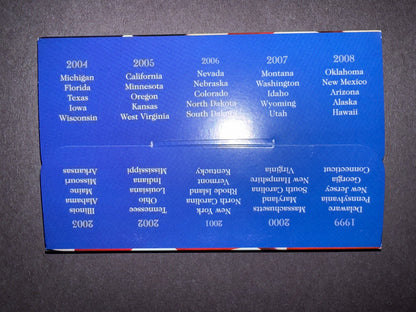 3 Pack US State Quarters Set 1999 D 2002 2004 Proof Coins Collection