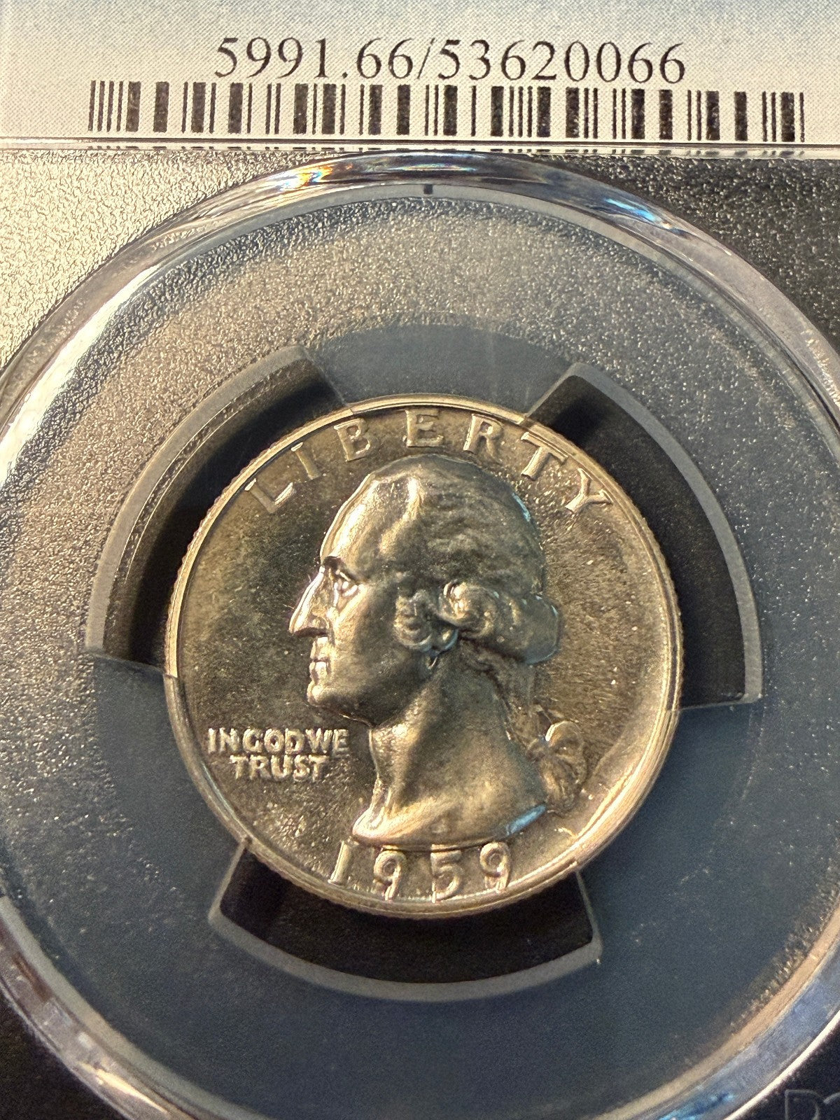 1959 Washington Quarter PCGS PR66 Proof 90% Silver 25C Certified Coin