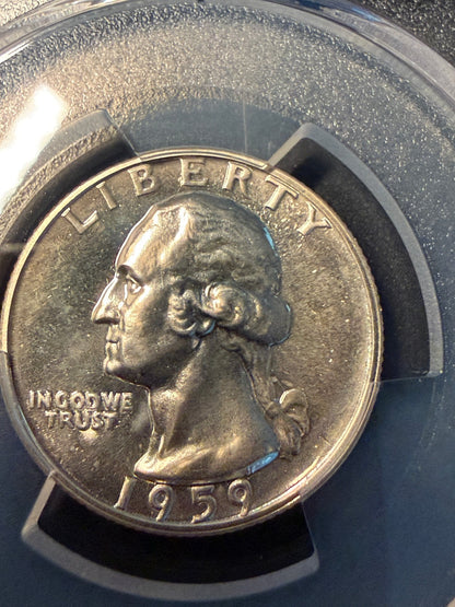 1959 Washington Quarter PCGS PR66 Proof 90% Silver 25C Certified Coin