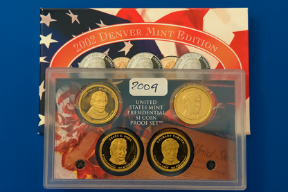 2002 Denver State Quarter Set & Presidential $1 Proof Coins Collection