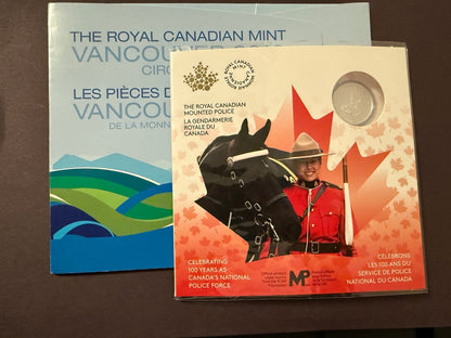 RCM 2010 Vancouver Circulation Set + 2020 RCMP 100 Years Coin Canada