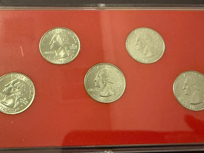 2002 Denver State Quarter Set & Presidential $1 Proof Coins Collection