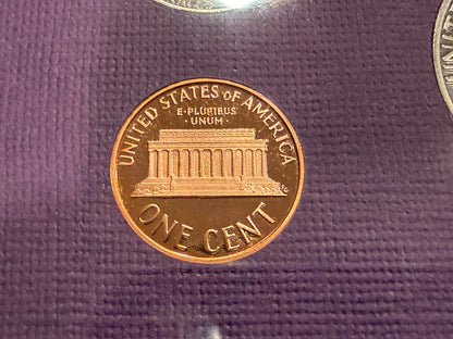 1988 US Mint Proof Set 5 Coin Set Original Box COA San Francisco