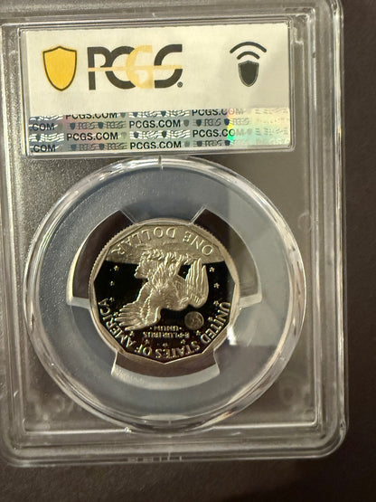 1979-S Susan B Anthony Dollar PCGS PR70DCAM Type 1 Proof Deep Cameo