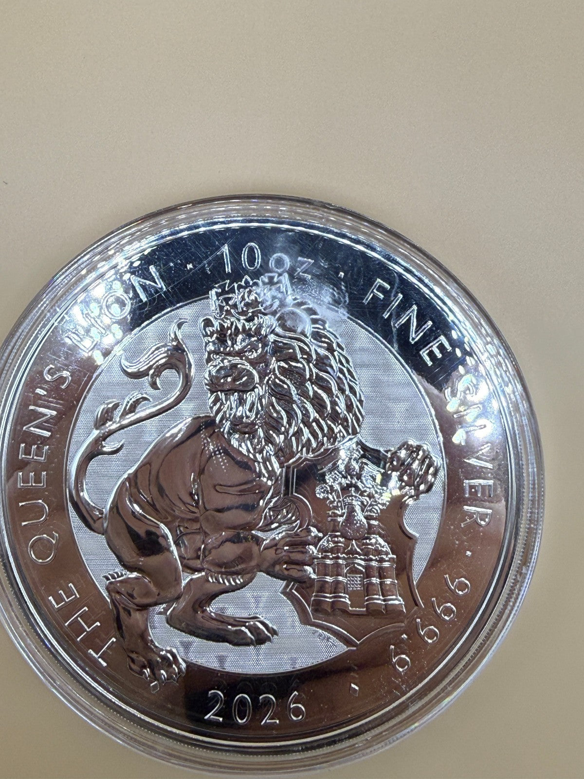 2026 British Royal Arms Lion 10oz Silver Coin .9999 Fine UK Bullion