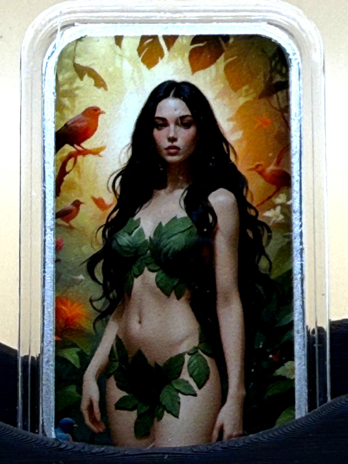 Eve Garden Of Eden 1 Oz .999 Fine Silver Art Bar Limited Edition #320