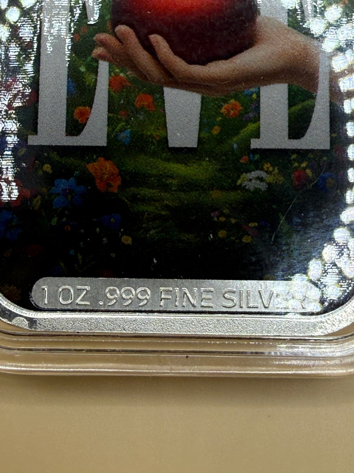 Eve Garden Of Eden 1 Oz .999 Fine Silver Art Bar Limited Edition #320