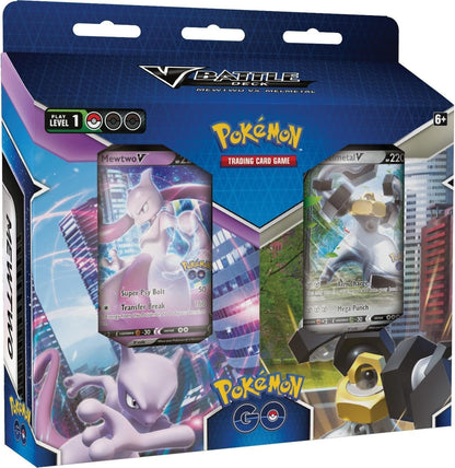 Pokemon GO V Battle Deck Bundle Mewtwo V & Melmetal V Factory Sealed