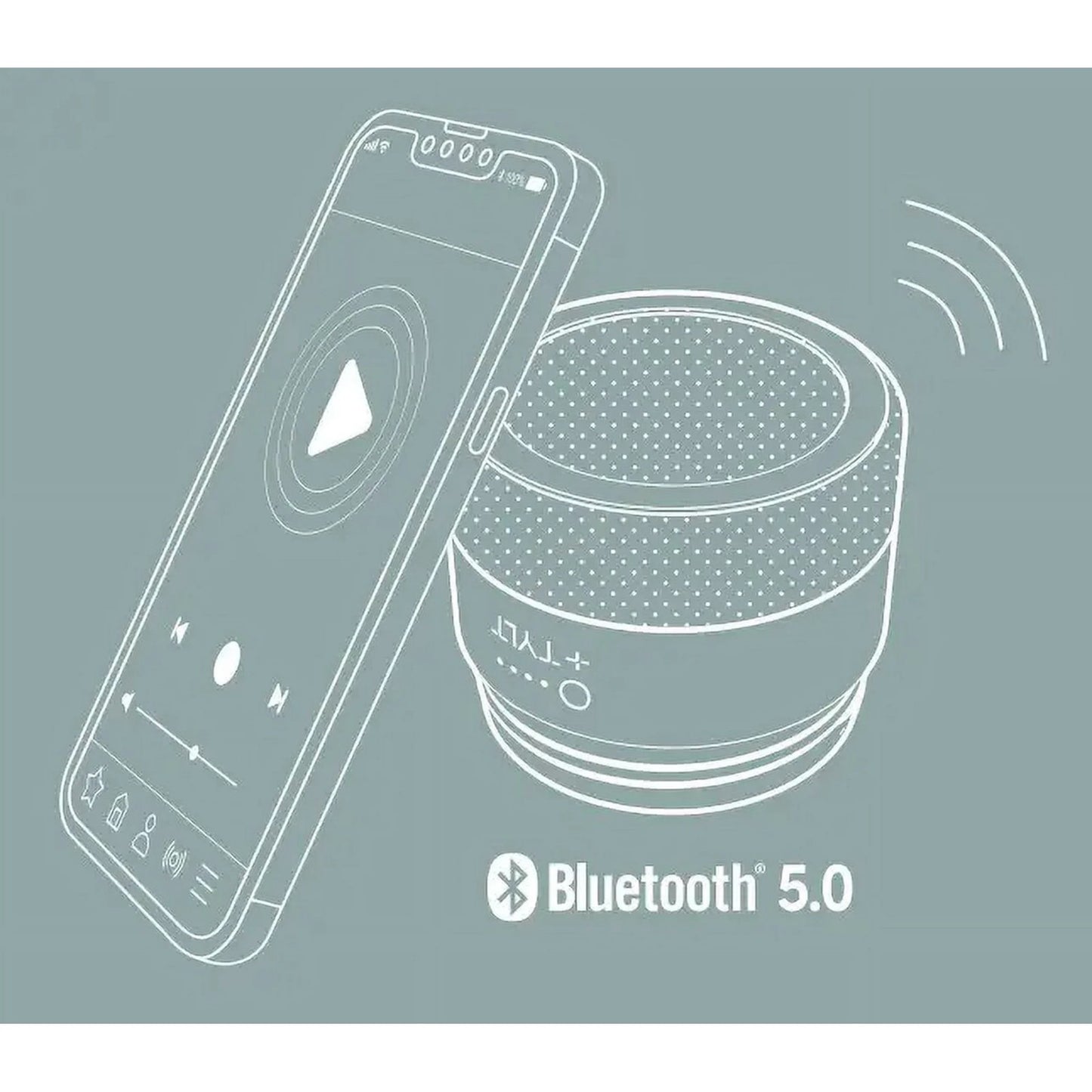 TYLT Bottle Bluetooth Speaker Wireless Charger Rechargeable Portable