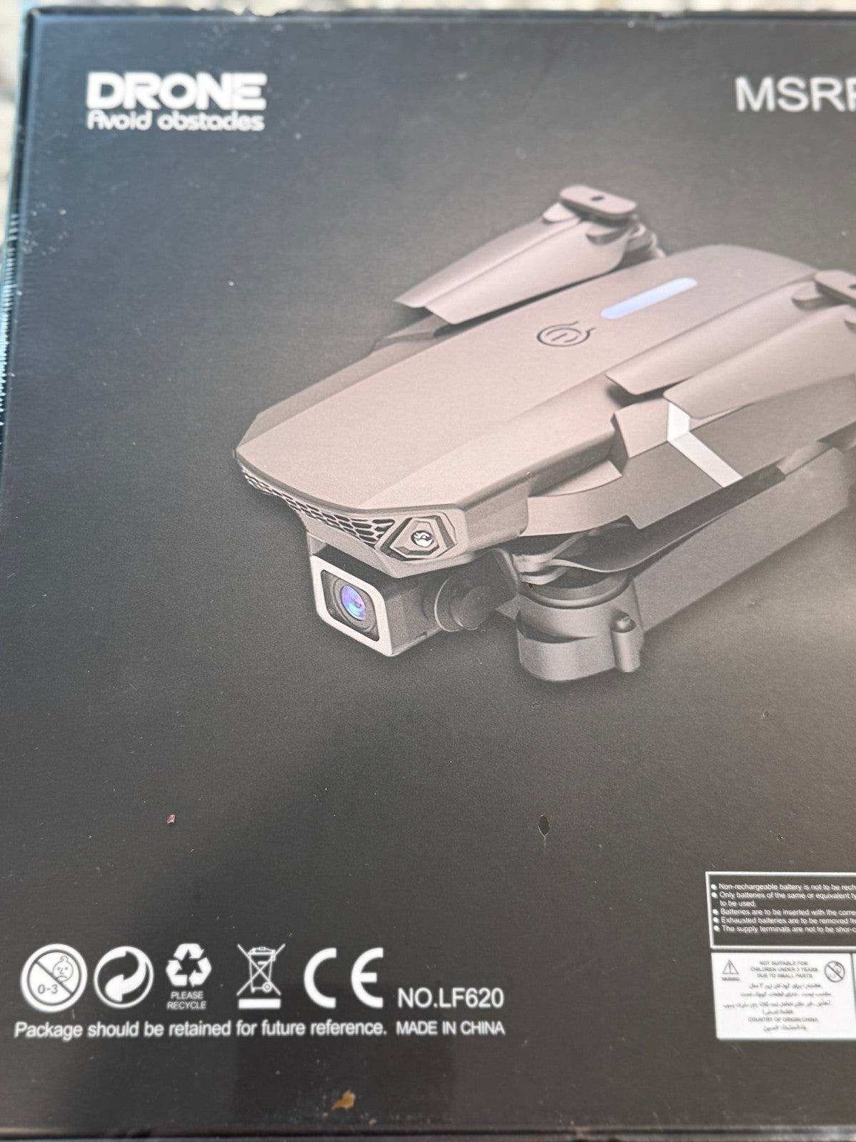 4K Foldable Drone With Obstacle Avoidance Camera Compact Quadcopter RC