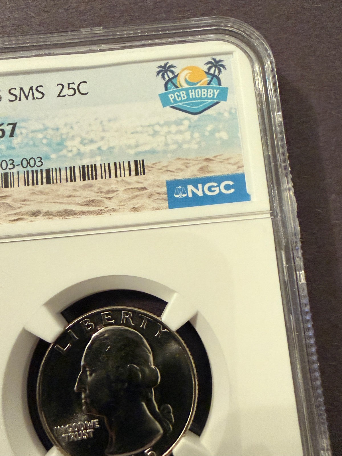 1965 SMS Washington Quarter MS67 NGC Certified Special Mint Set 25C Gem