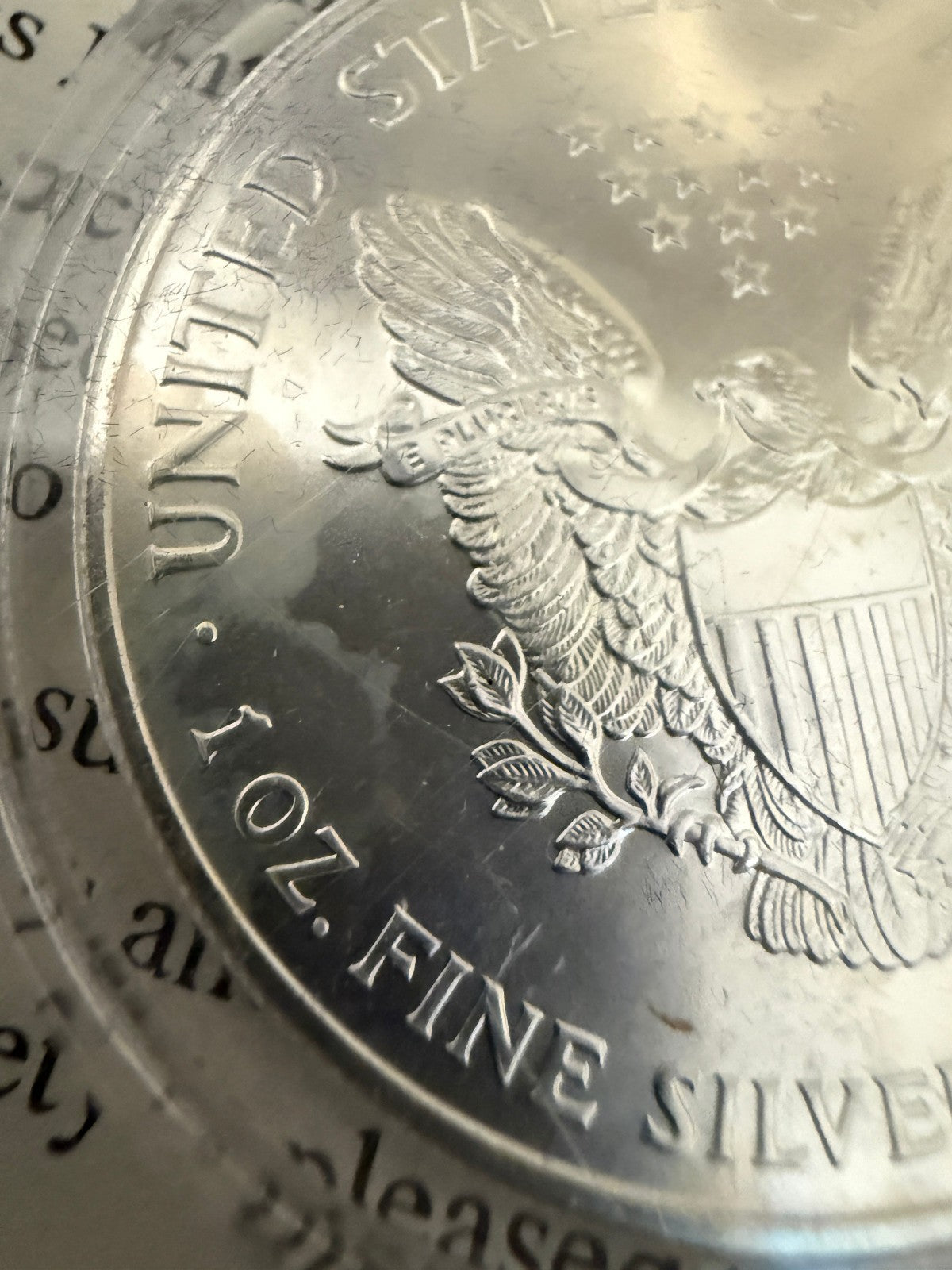 1999 Colorized American Silver Eagle Walking Liberty Dollar Proof Style Coin