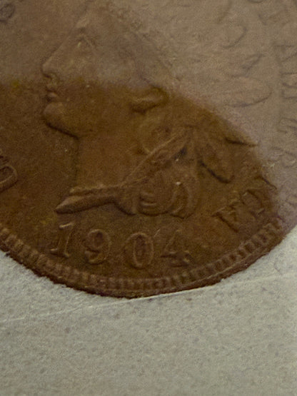 1904 Indian Head Cent HCGS MS67 RB Full Diamonds Rare High Grade Coin