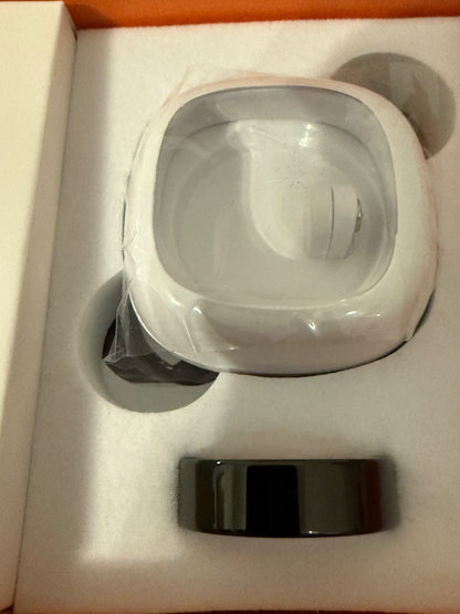 Black Smart Ring Health Fitness Tracker Size 12 Waterproof Sleep Monitor Ring