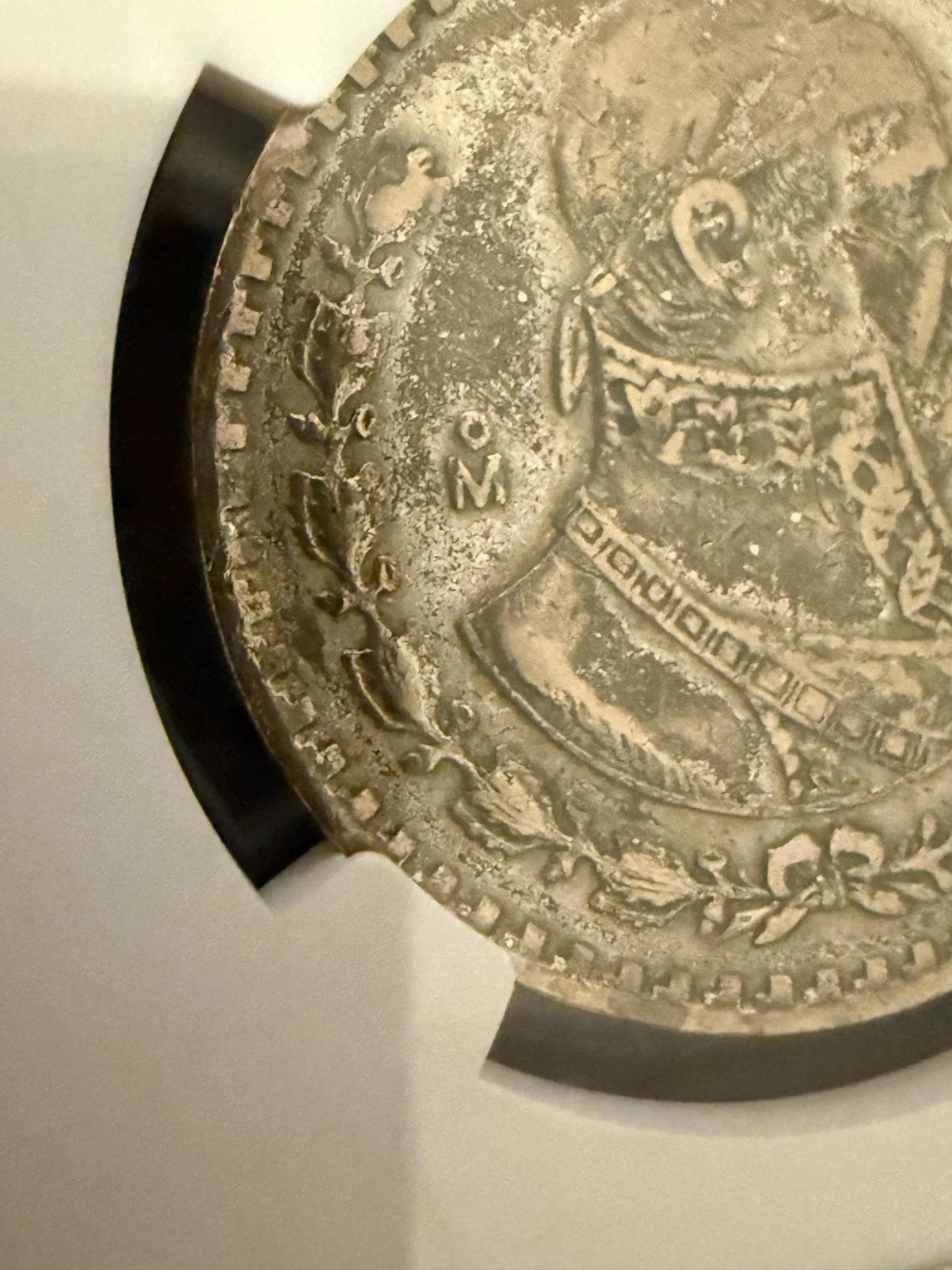 1962 Mo Mexico Peso NGC Genuine Silver Coin Mexican 1 Peso .720