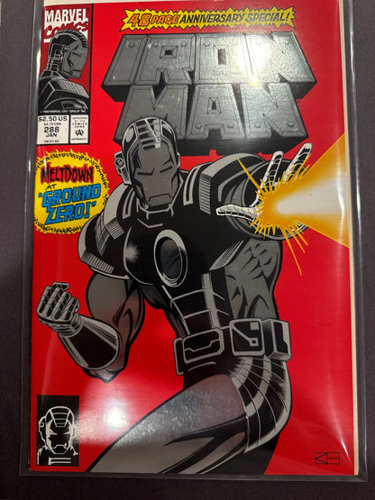 Iron Man #288 Marvel Anniversary Special Meltdown at Ground Zero Comic