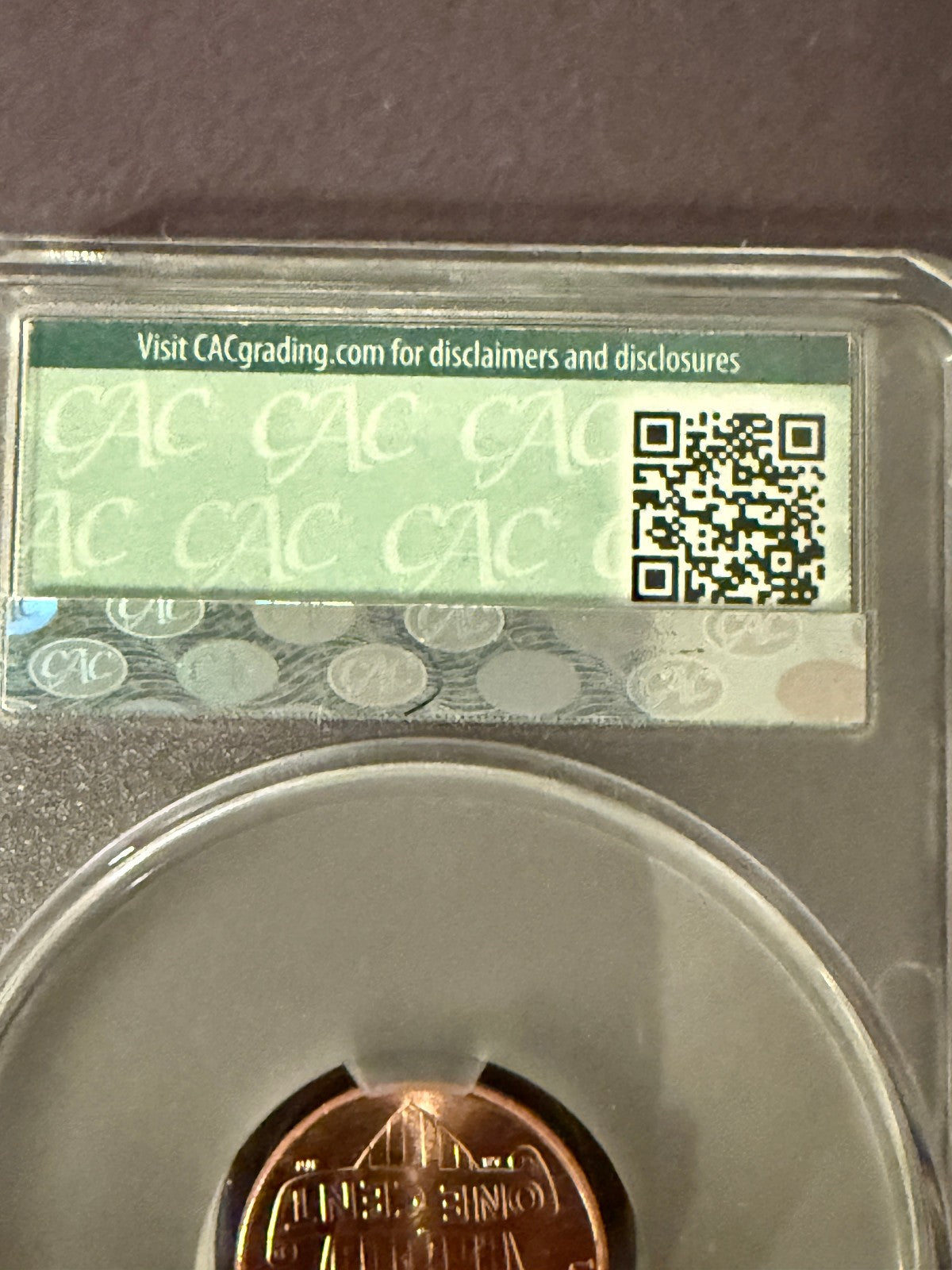 2025 Lincoln Shield Cent CAC MS64 RD Certified Penny CAC Graded Coin