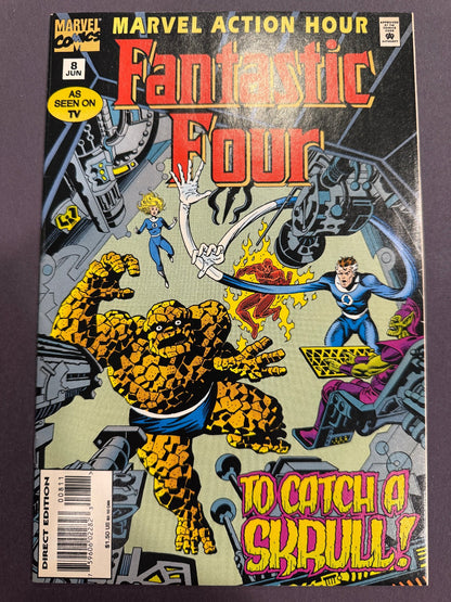 Fantastic Four #8 1995 Marvel Action Hour To Catch a Skrull Comic Book