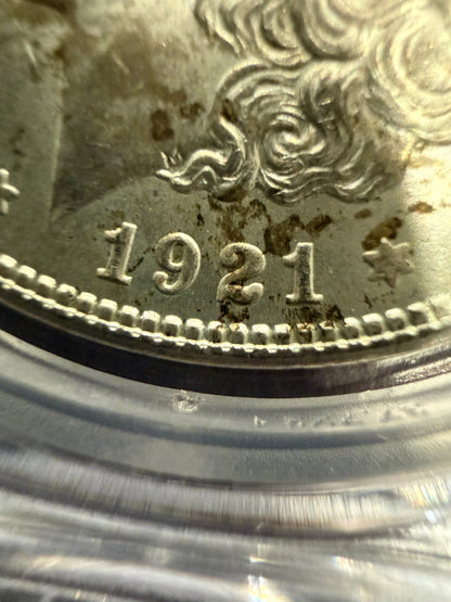 1921 Morgan Silver Dollar PCGS MS64 Brilliant UNC High Grade Coin
