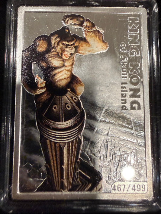 2024 King Kong Skull Island 1oz .999 Silver Colorized Samoa Coin