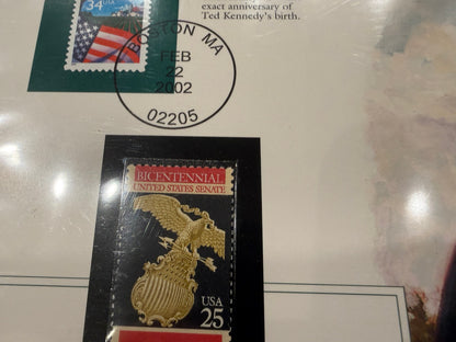 JFK Kennedy Stamp Coin Panel Collection 6 Pack Commemorative Set USA