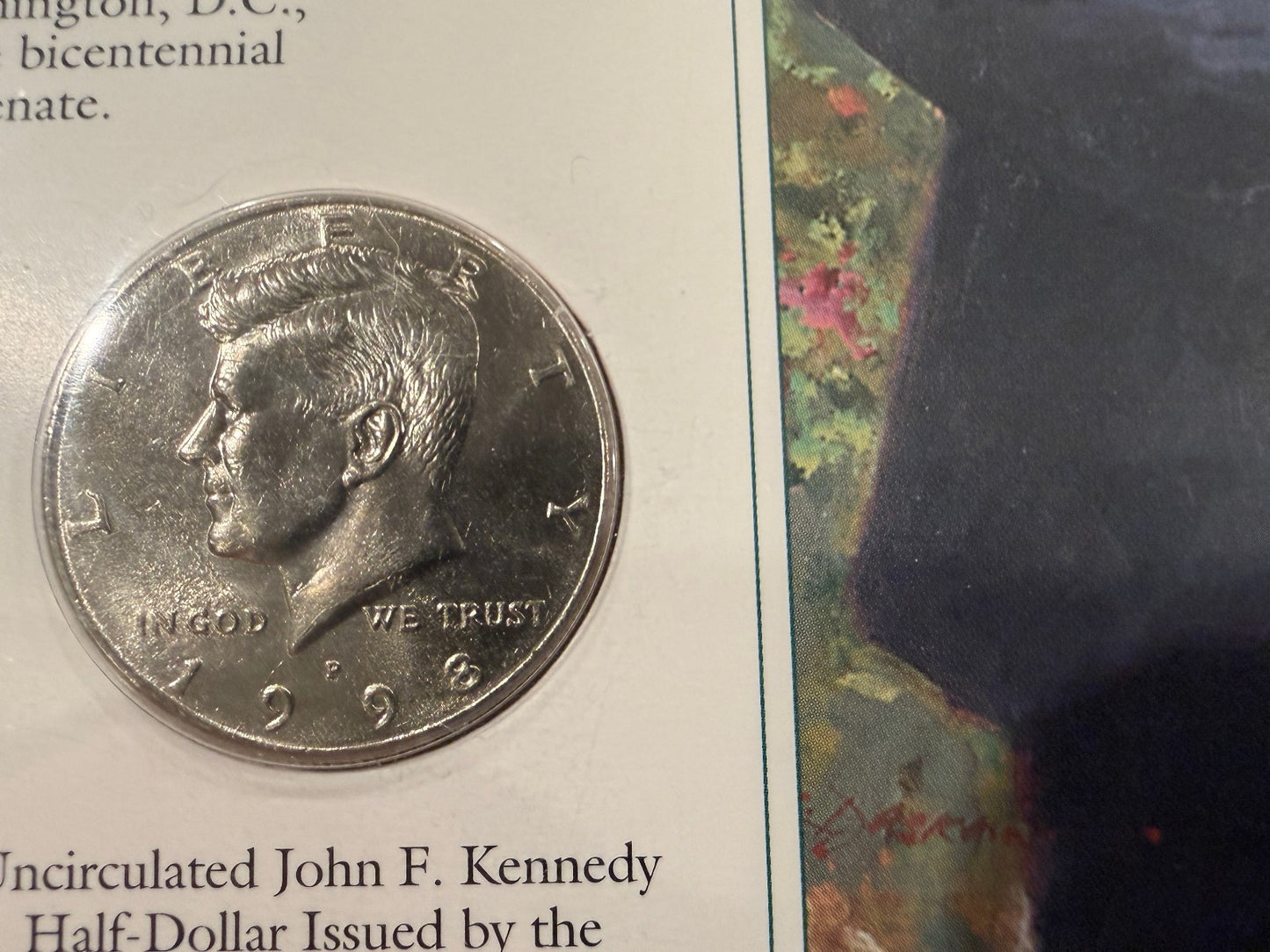 JFK Kennedy Stamp Coin Panel Collection 6 Pack Commemorative Set USA