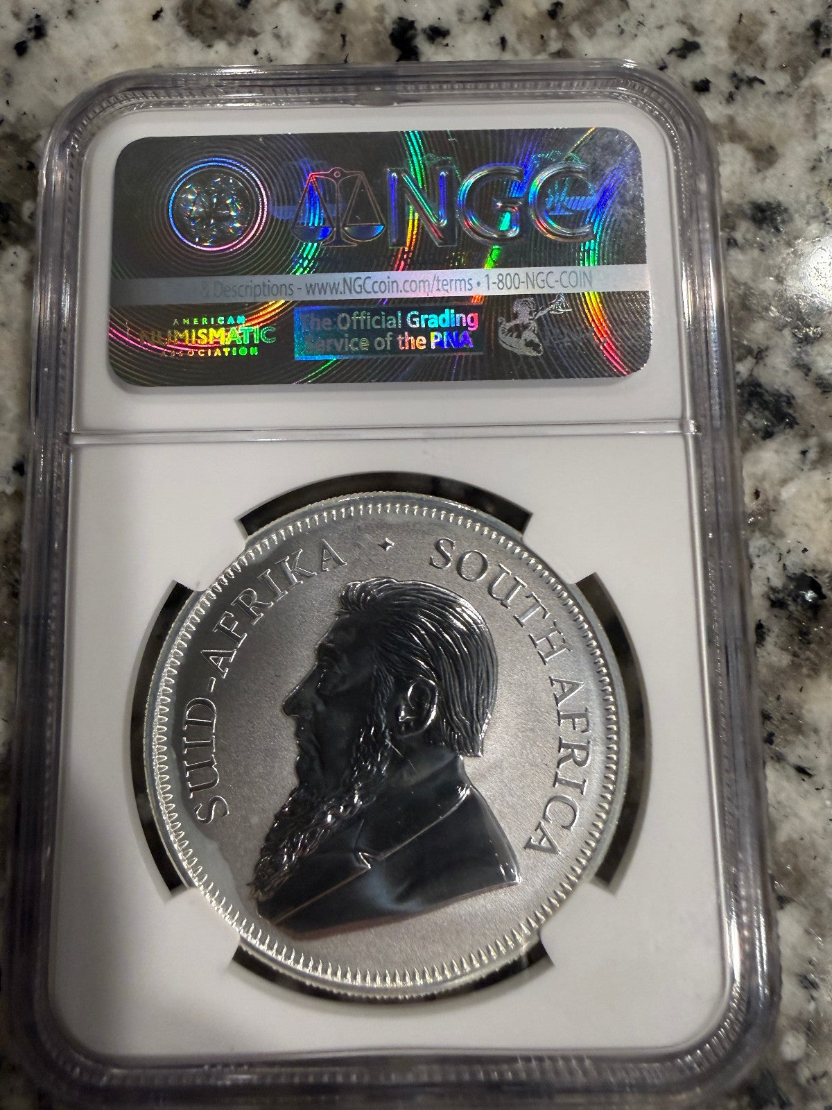 2017 South Africa 1 Rand Krugerrand 50th Anniversary 1oz .999 Silver Coin