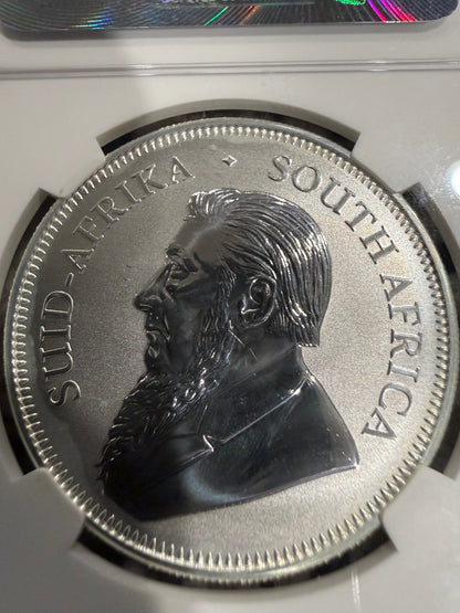 2017 South Africa 1 Rand Krugerrand 50th Anniversary 1oz .999 Silver Coin