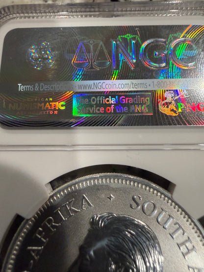 2017 South Africa 1 Rand Krugerrand 50th Anniversary 1oz .999 Silver Coin