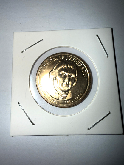 4 Pack Thomas Jefferson Presidential Dollar Liberty Reverse US Mint Coins