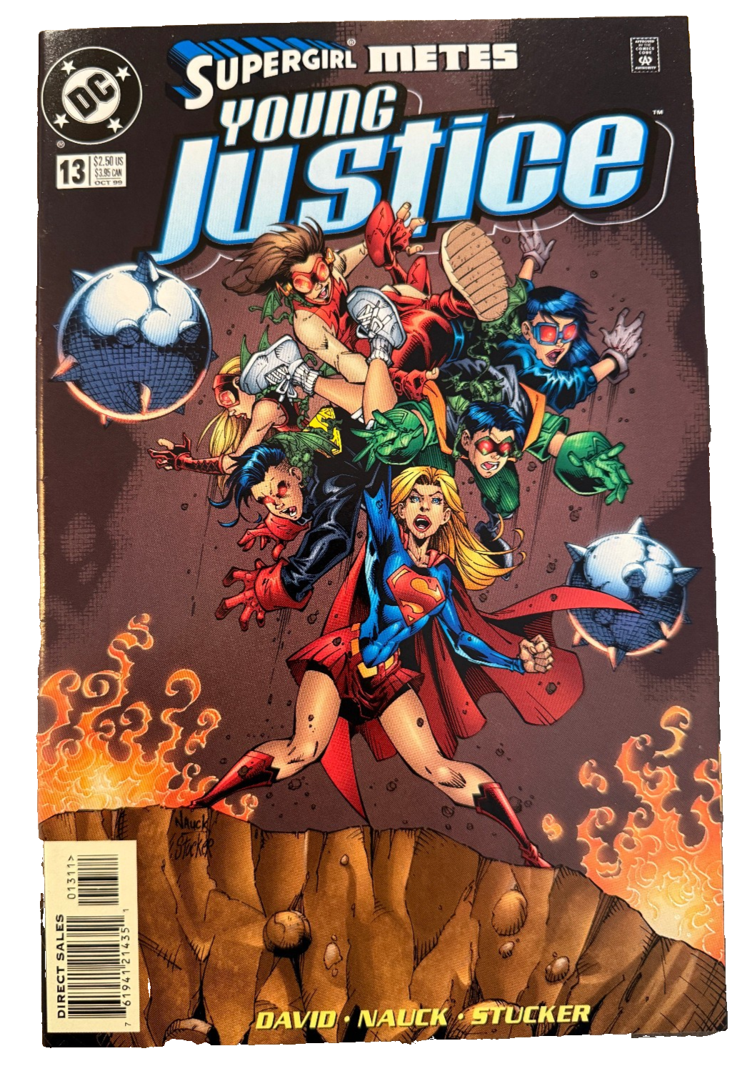Young Justice #13 1999 Supergirl DC Comics Key Issue Excellent Condition