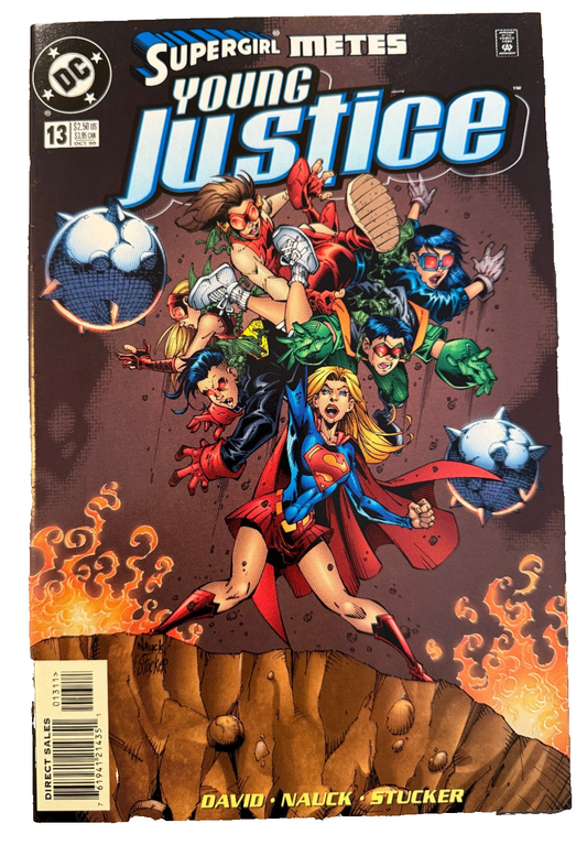 Young Justice #13 1999 Supergirl DC Comics Key Issue Excellent Condition