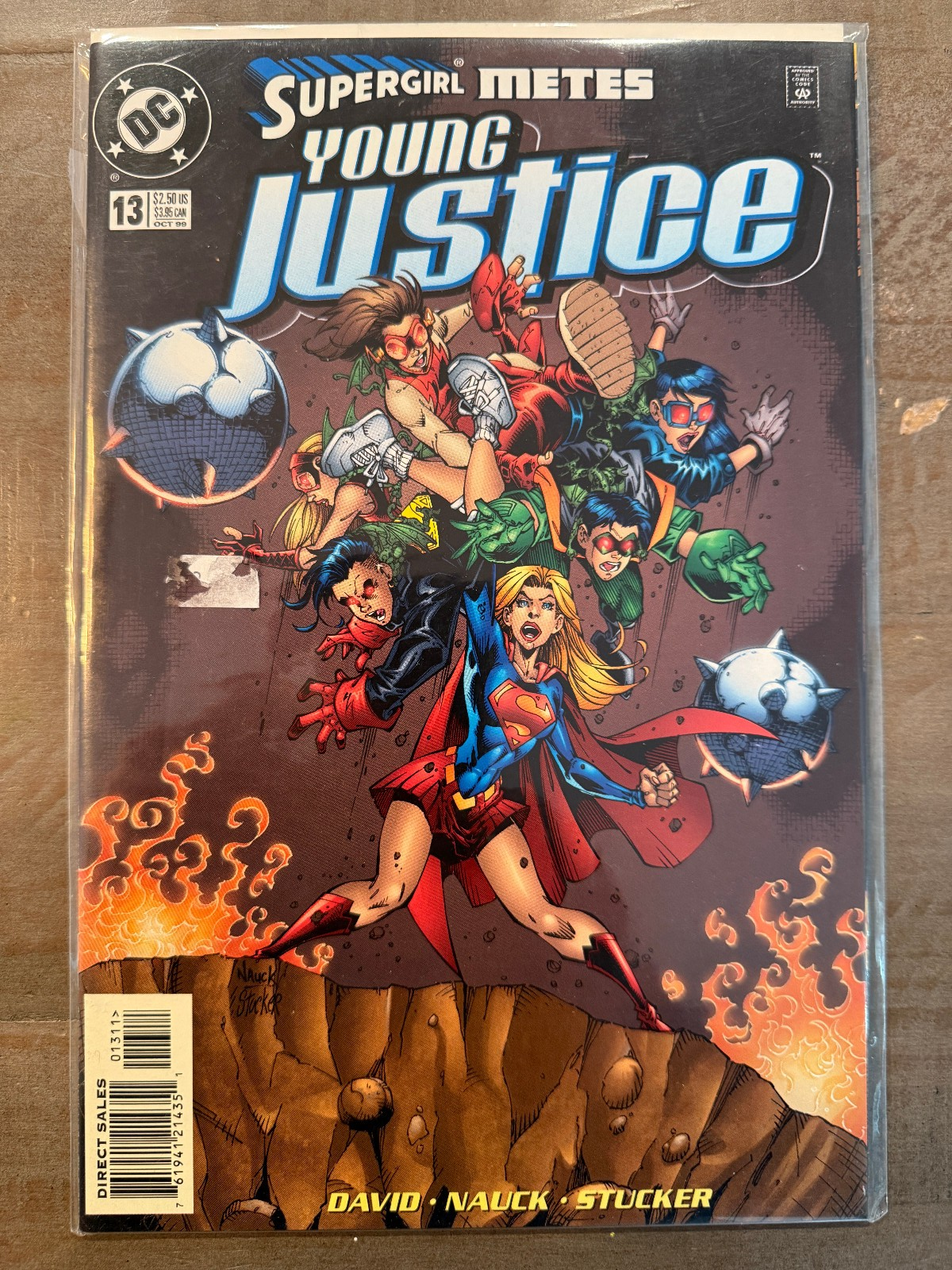 Young Justice #13 1999 Supergirl DC Comics Key Issue Excellent Condition