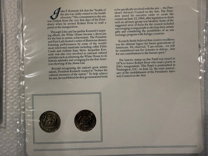 JFK Kennedy Stamp Coin Panel Collection 6 Pack Commemorative Set USA