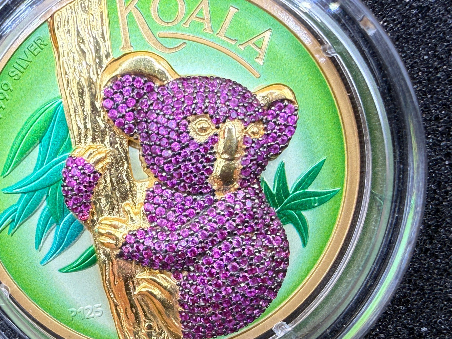 2024 Australia Koala 1 oz .9999 Silver Coin Purple Colorized Perth Mint