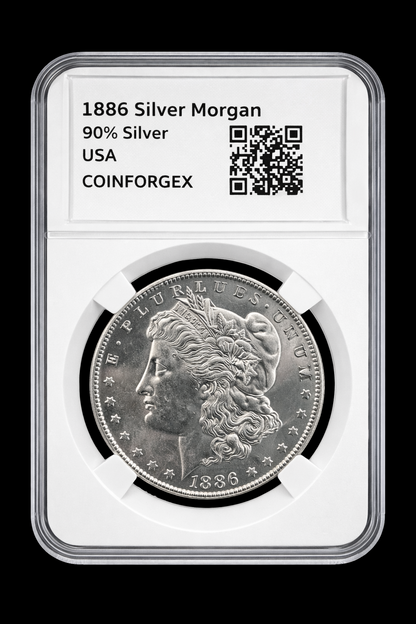 1886 Morgan Dollar 1 oz Silver Round Collectible