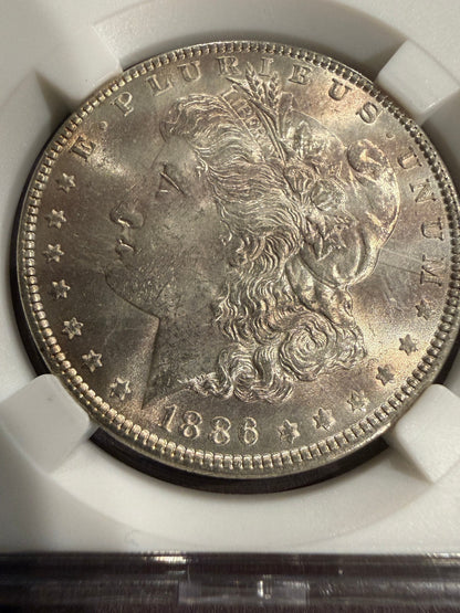 1886 Morgan Silver Dollar 90% Silver Beautiful Natural Toning US Coin